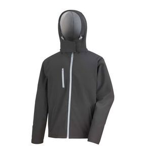 Result Core Mens Core TX Performance Soft Shell Jacket / Black/Gray